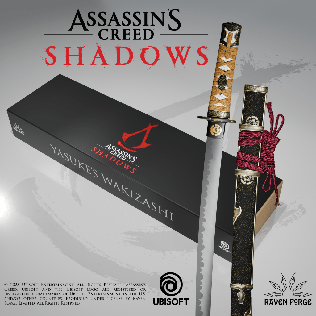 Raven Forge and Ubisoft Unveil Assassins Creed Shadows Replica Swords